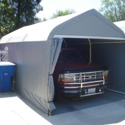 Small Fabric Car Port Enclosure